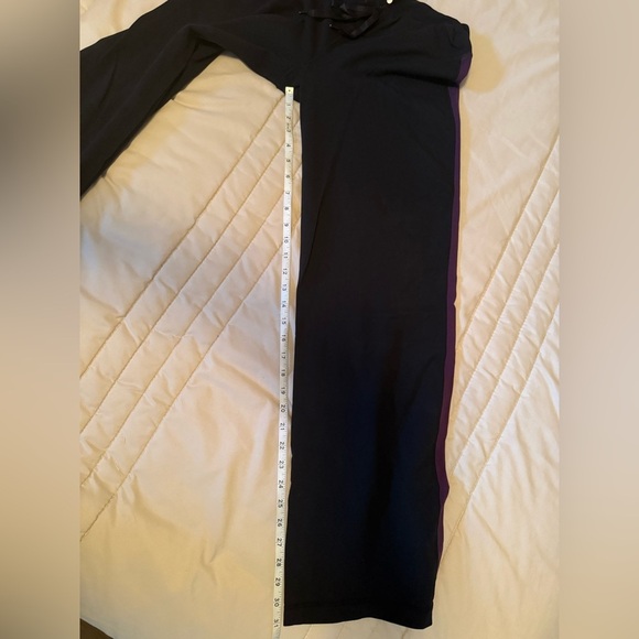 lululemon athletica Black and Purple wide leg Pants - Picture 5 of 6